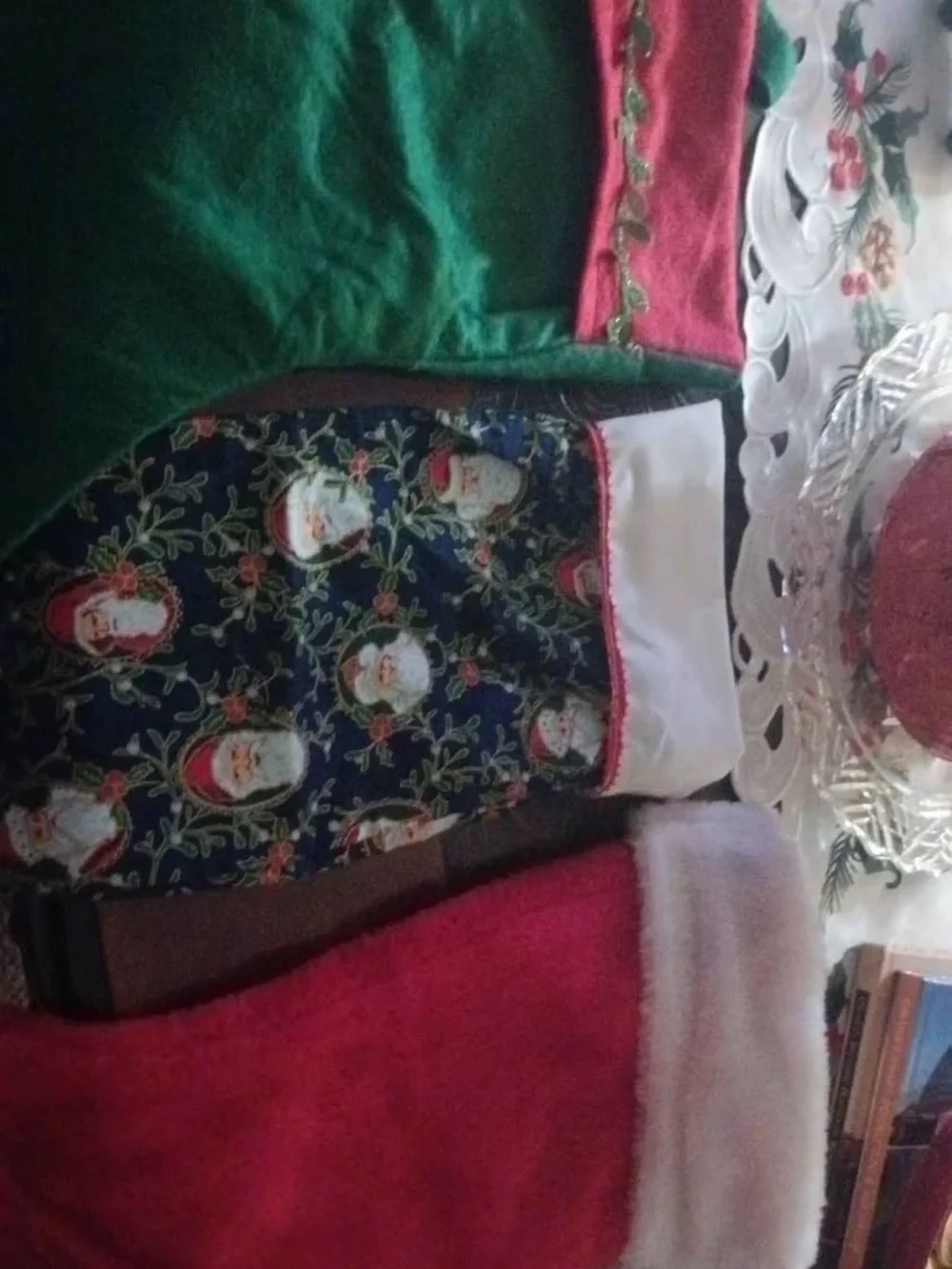 3 Christmas Stockings Lot